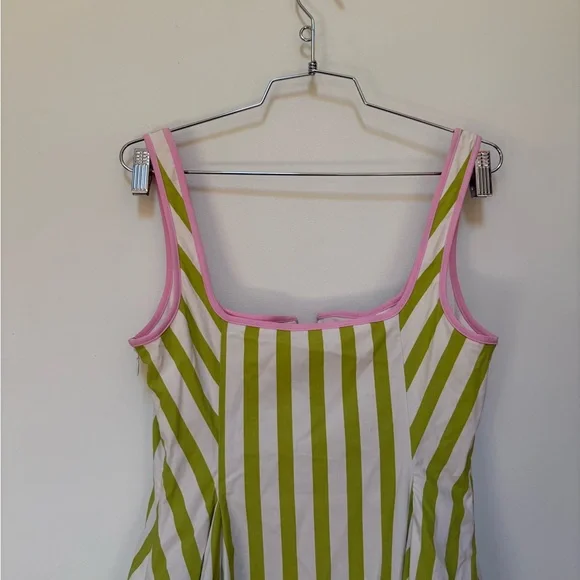 NWOT Maeve Sleeveless Notched Square-Neck Midi Dress Size XS - Picture 14 of 16